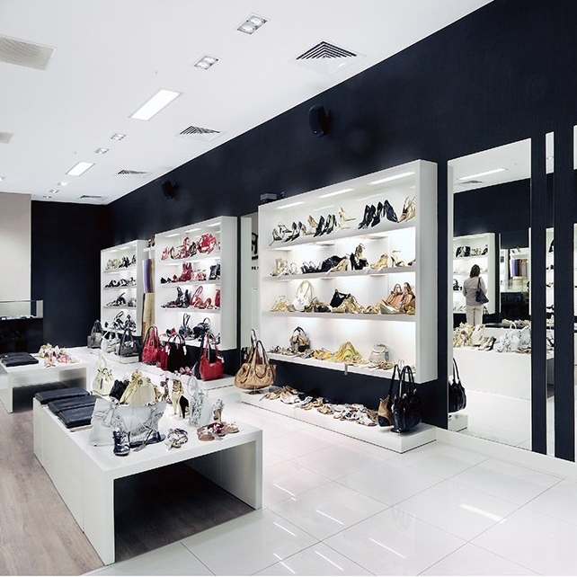 High Quality Bags Shop Interior Design | Shoes&handbag Display...