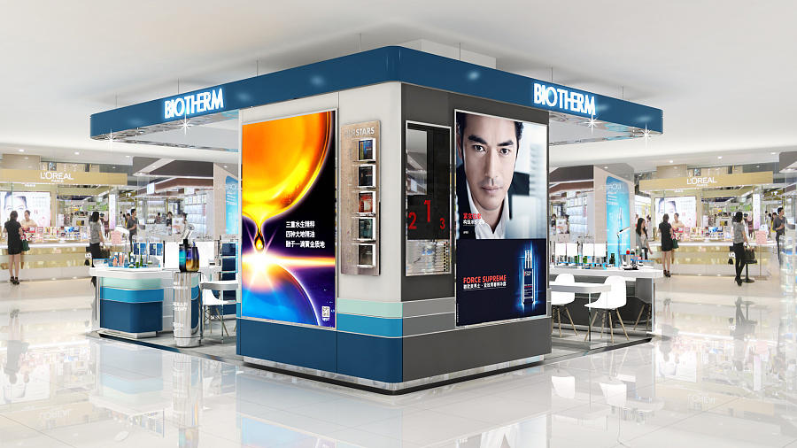 one-stop professional makeup display stands top brand for decoration OUYEE-1