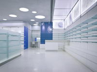 Pharmacy Shelving Units Decoration OY-PSD007