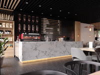 Coffee Shop Counter Design OY-CSD012