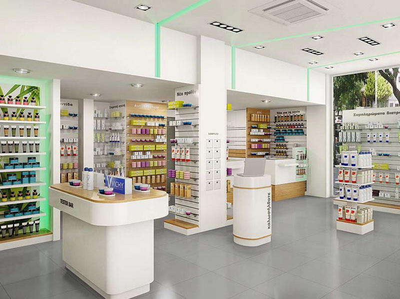 Durable Small Pharmacy Interior Design Newest Fast Installation