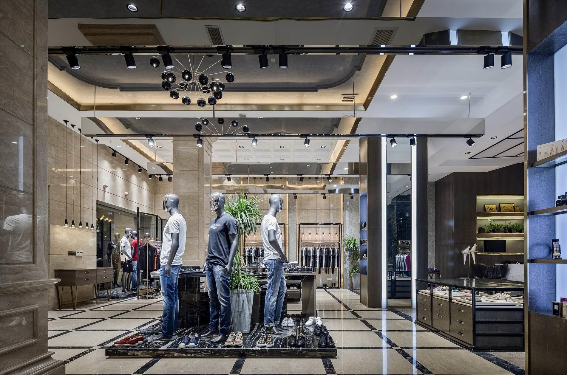 Retail Garment Shop Interior Design Oygsd025 Clothing Display