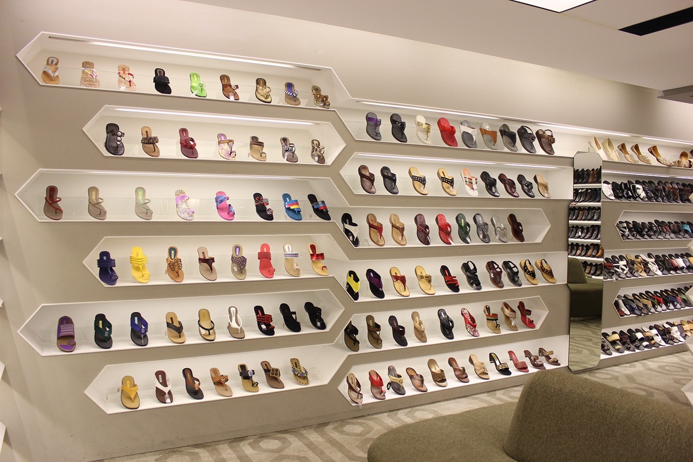 fast installation shoe rack shelf funky commercial for business OUYEE