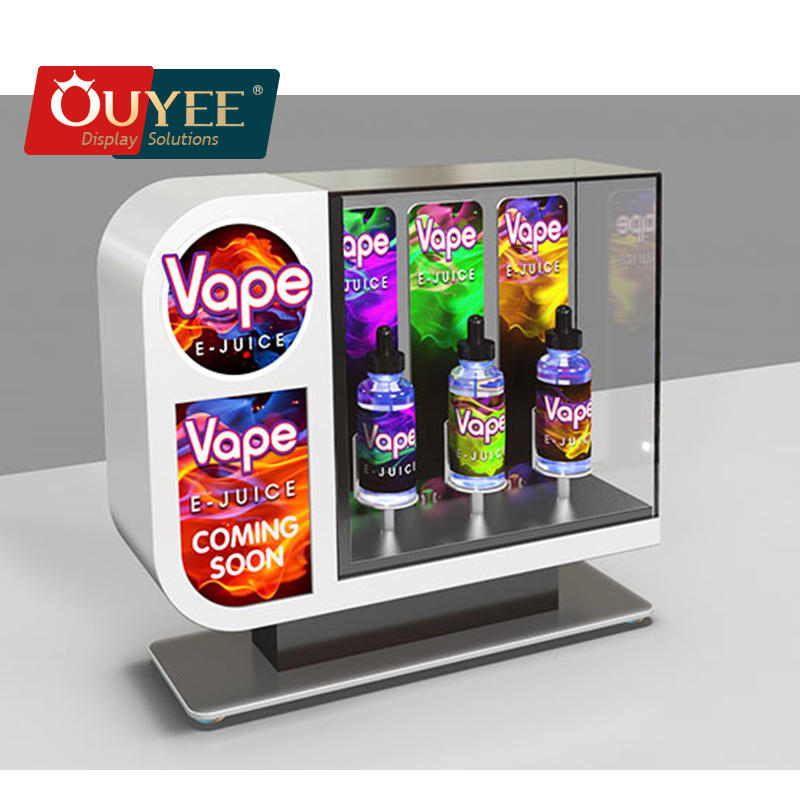 Electronic Cigareete Display Showcase Vape Shop Table Display Tobacco E-Juice Display Case
