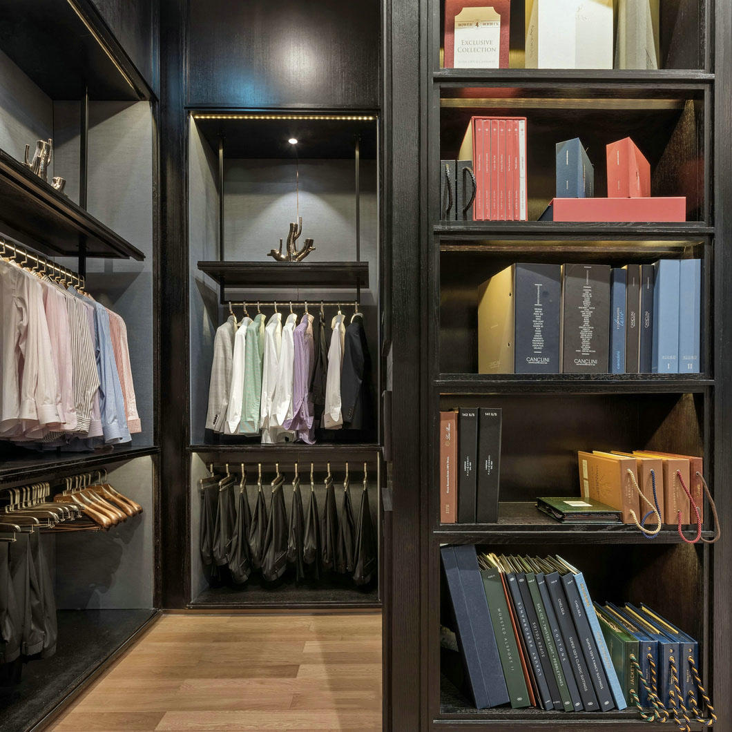 high-end garment shop interior design ideas cheapest price for show room OUYEE-2