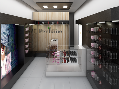 Perfume Shop Design Display Perfume Shelf OY-PFD004